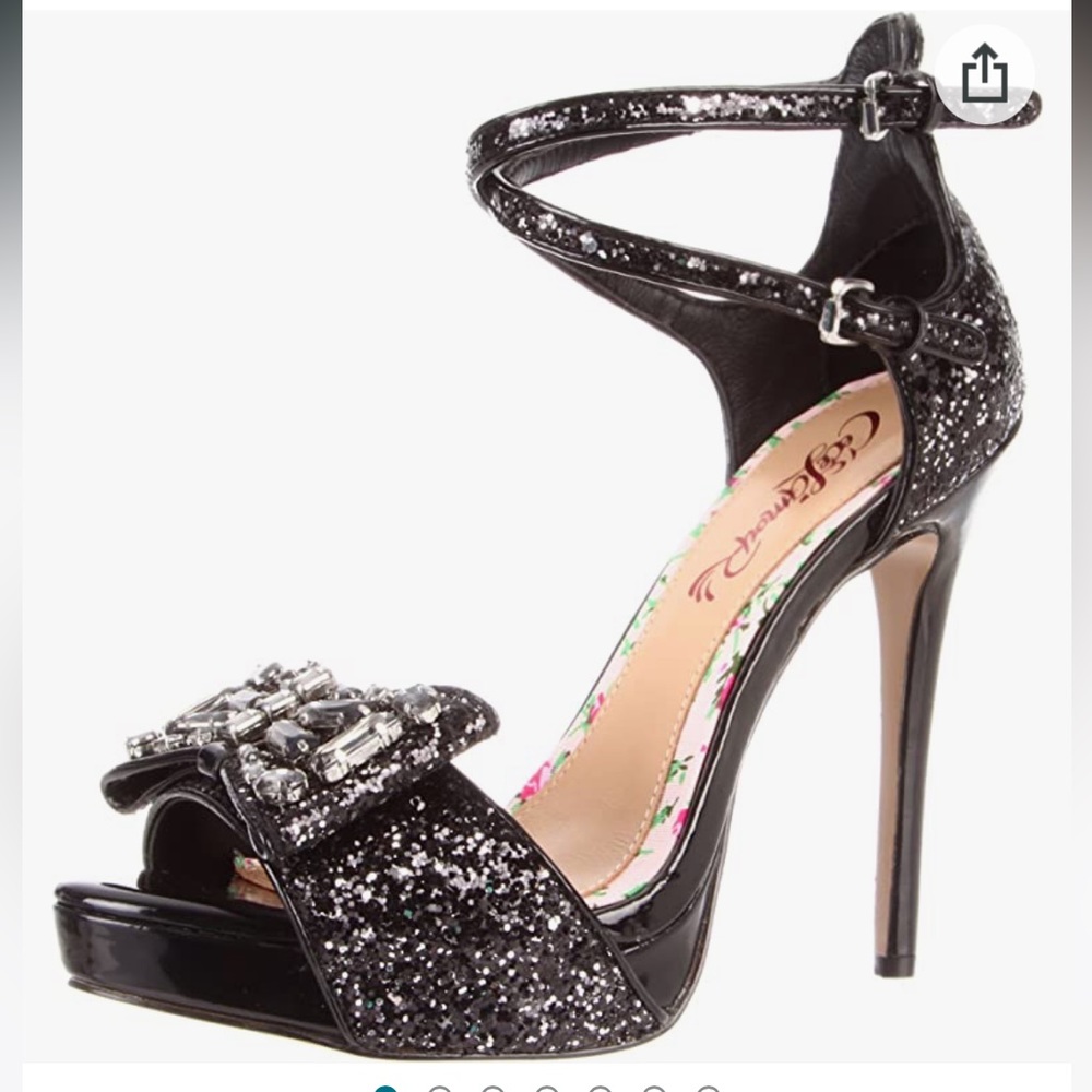 Cece l’amour KLOEY glitter bow rhinestones size 6.5 NEW